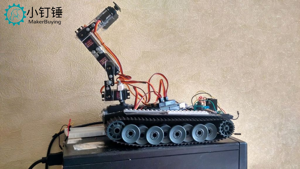 SN900 德国虎式坦克底盘 1:32 机器人 底盘 arduino
