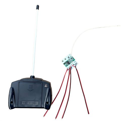 5五通道遥控电路板+遥控器 模块 差速坦克小车拼装 DIY 27Mhz SNRM1 XDC66