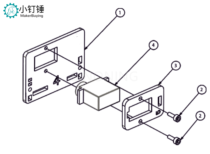 安装小臂舵机