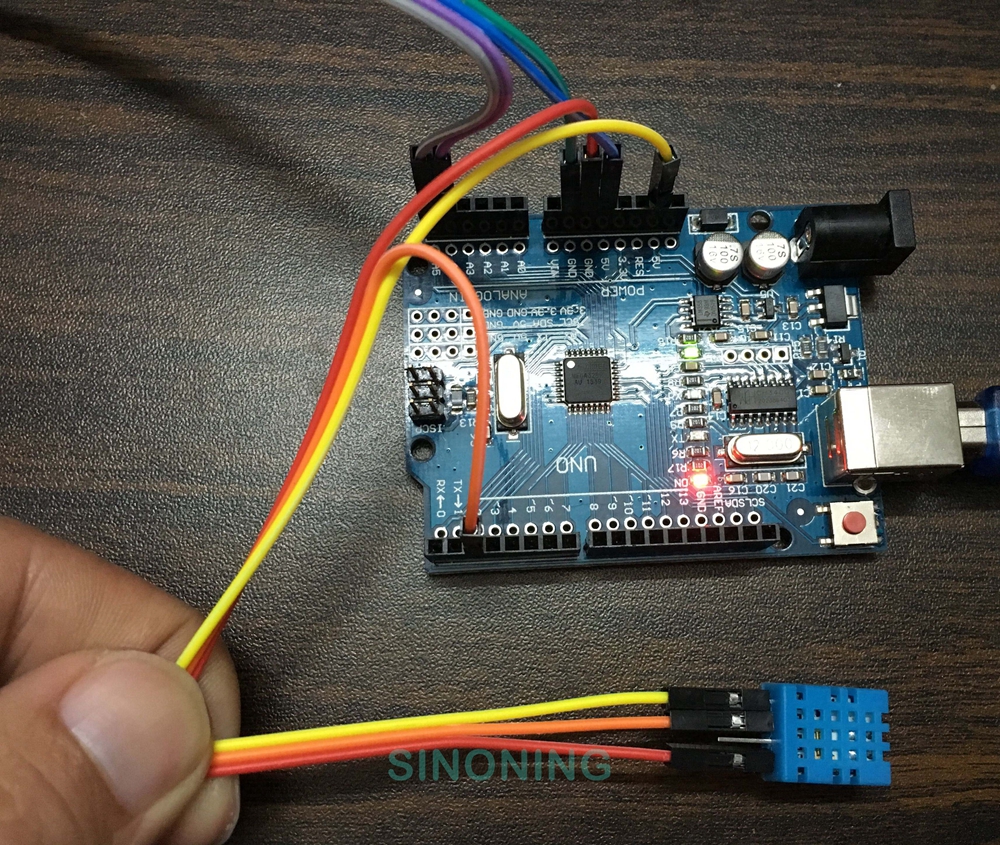 DHT11接线arduino说明