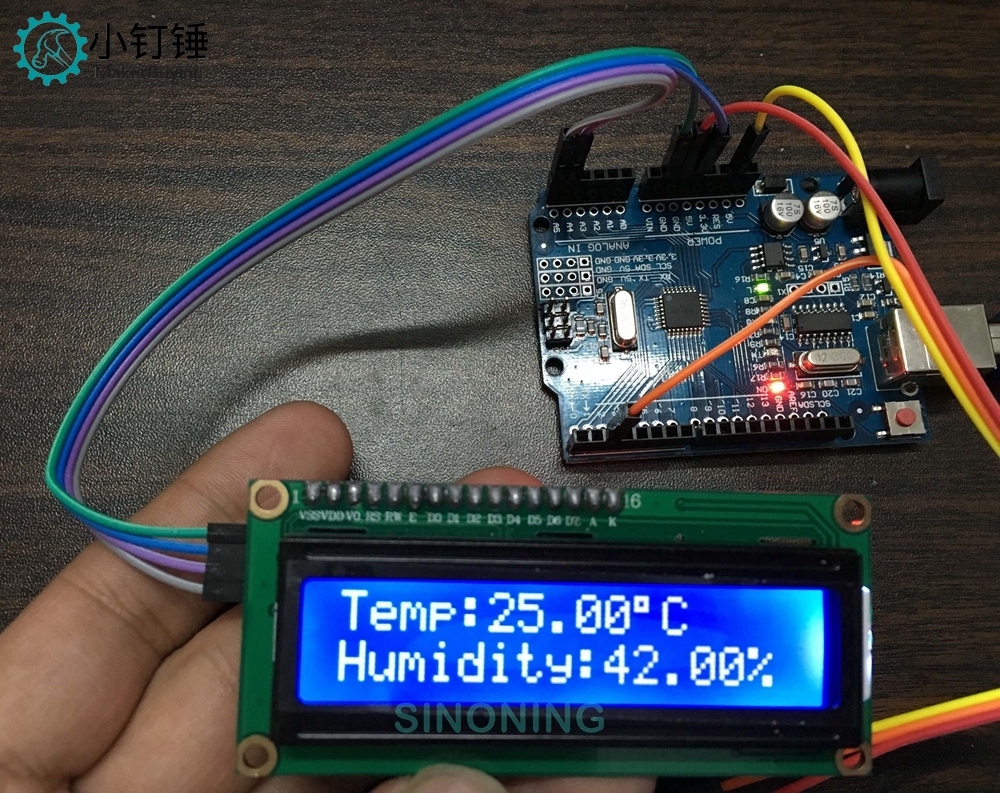 IIC LCD1602接线方法