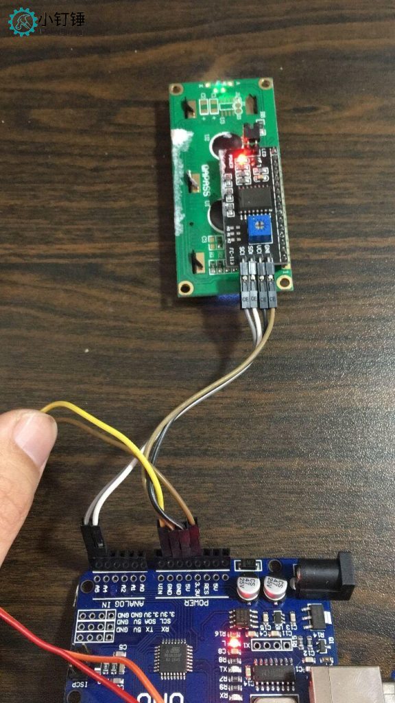 连线arduino和LCD1602显示器