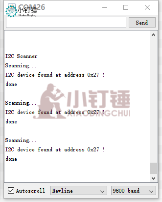 如何用Arduino查询LCD1602液晶屏 I2C的初始地址是0x3f还是0x27？