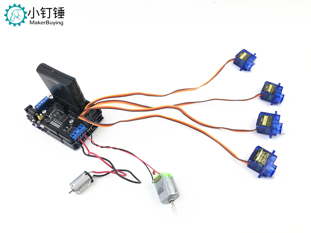 测试所有舵机电路工作正常