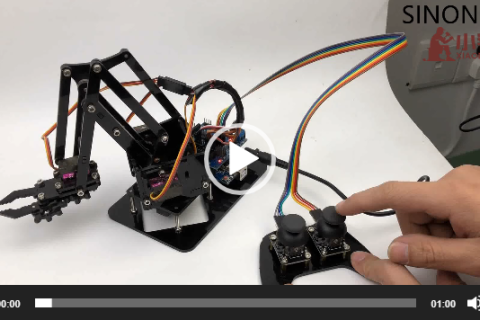 SNAM2000 4自由度手柄机械臂视频演示arduino