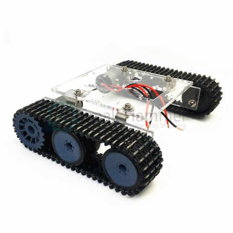 SN7300 亚克力坦克机器人底盘 DC9-12V 履带车底盘DIY arduino 拼装套件 火星系列