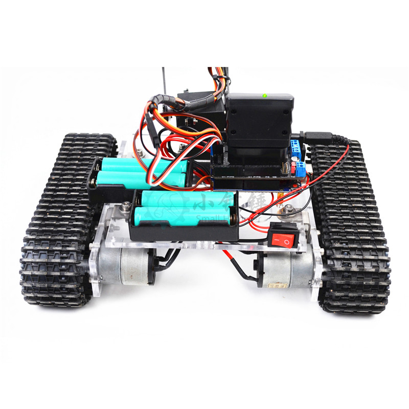 遥控机器人arduino亚克力坦克机械臂 DIY 智能拼装套件