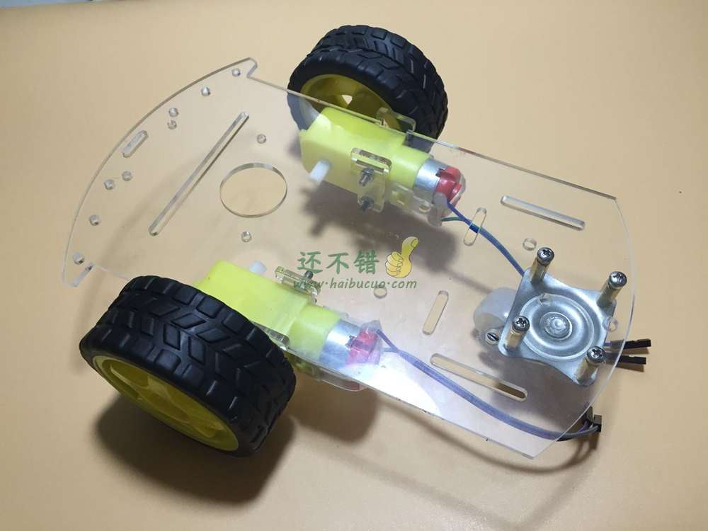 完整教程：拼装四通道遥控机器人小车DIY套件 电子积木 模型 SNP86