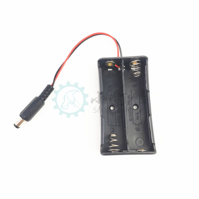 BB1 Arduino UNO 供电接口 18650电池盒 2节电池盒18650电池盒带线DC