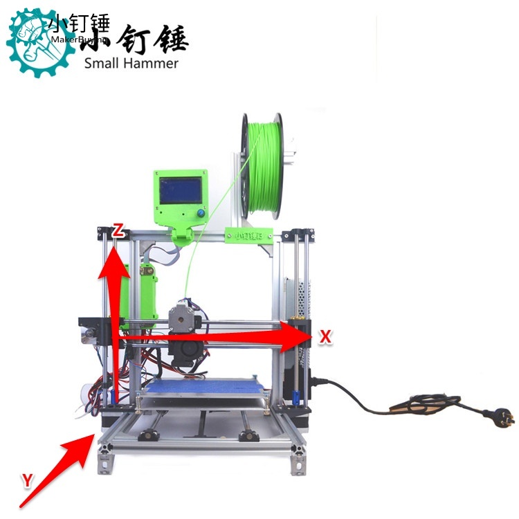 第一课：打印机整体结构图