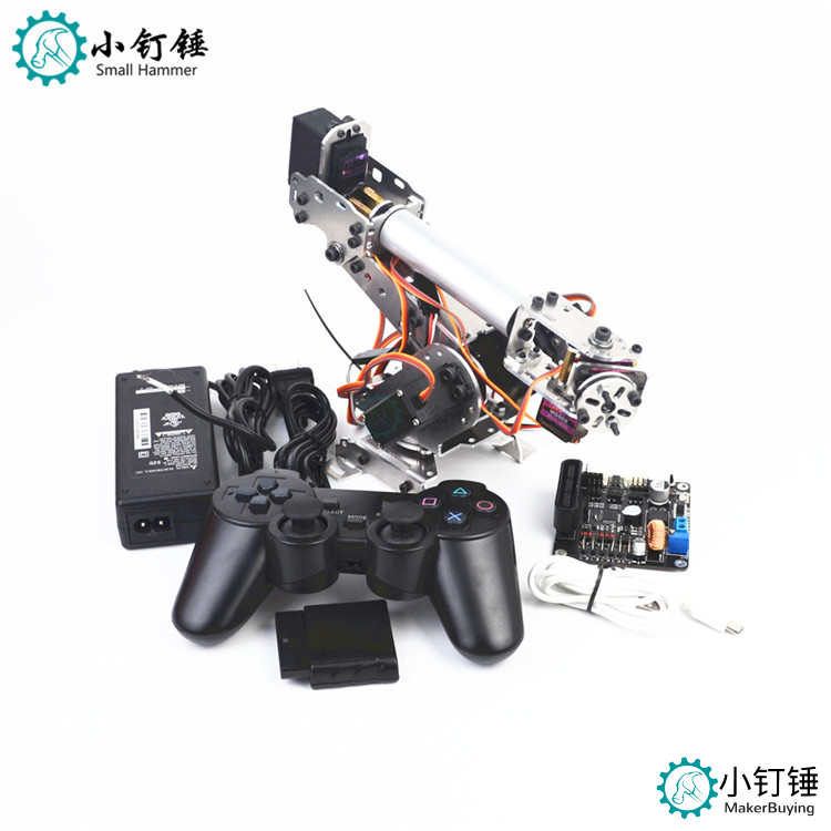 遥控机械手臂 6自由度机械手 abb工业机器人模型 六轴机器人 2