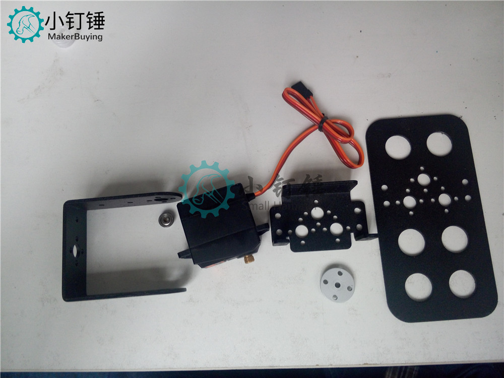SNAM3100 8自由度 人形机器人不带舵机安装教程