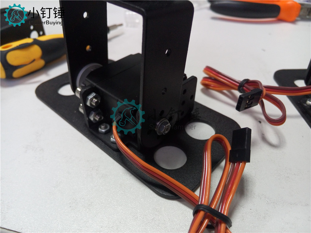 SNAM3100 8自由度 人形机器人不带舵机安装教程