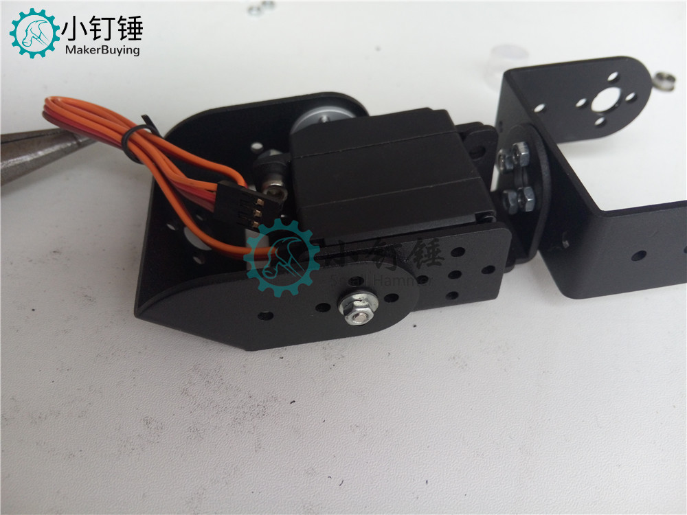 SNAM3100 8自由度 人形机器人不带舵机安装教程
