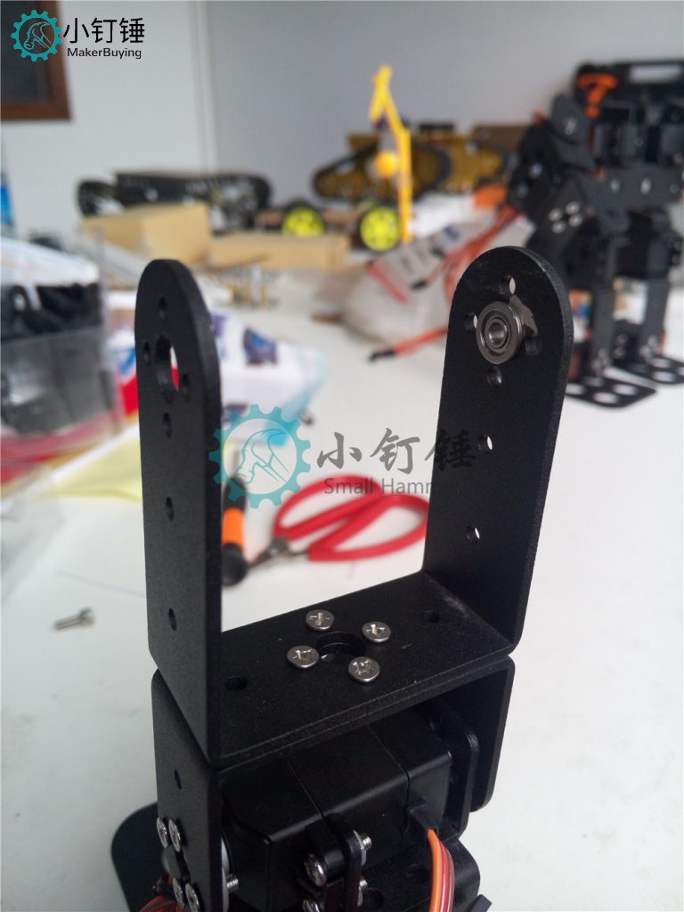 SNAM3100 8自由度 人形机器人不带舵机安装教程