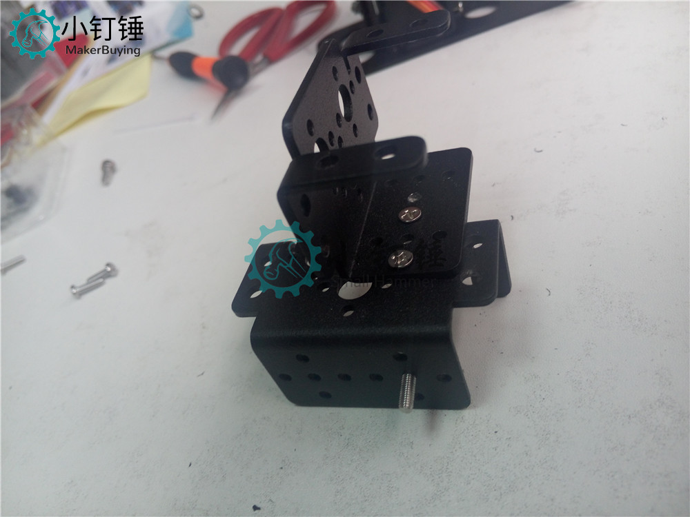 SNAM3100 8自由度 人形机器人不带舵机安装教程
