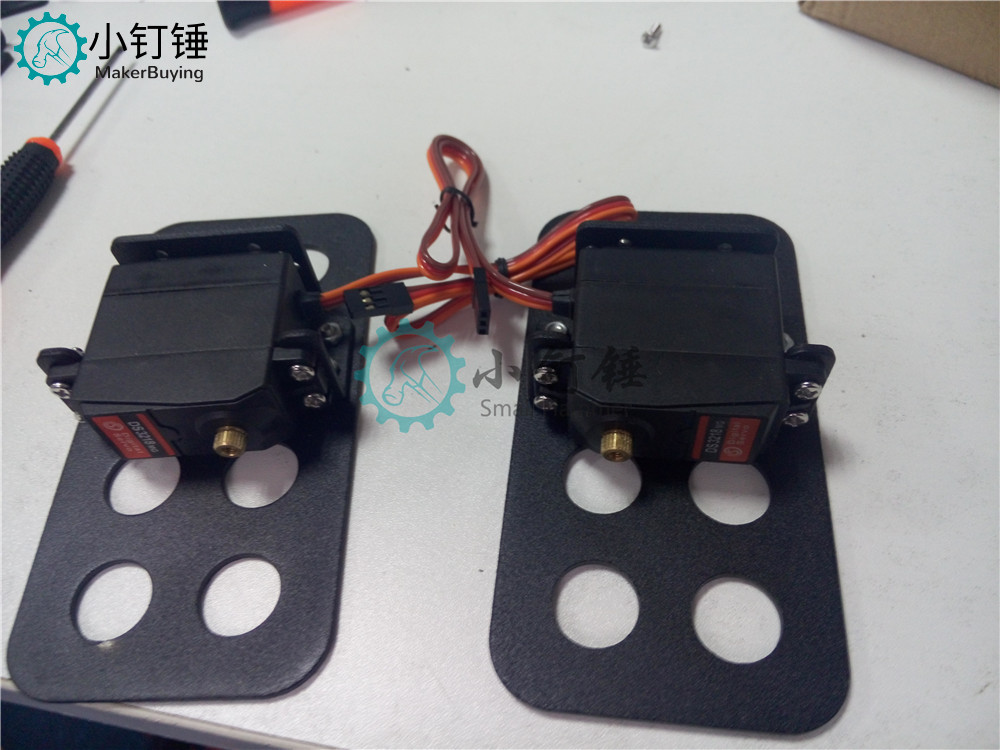 SNAM3100 8自由度 人形机器人不带舵机安装教程
