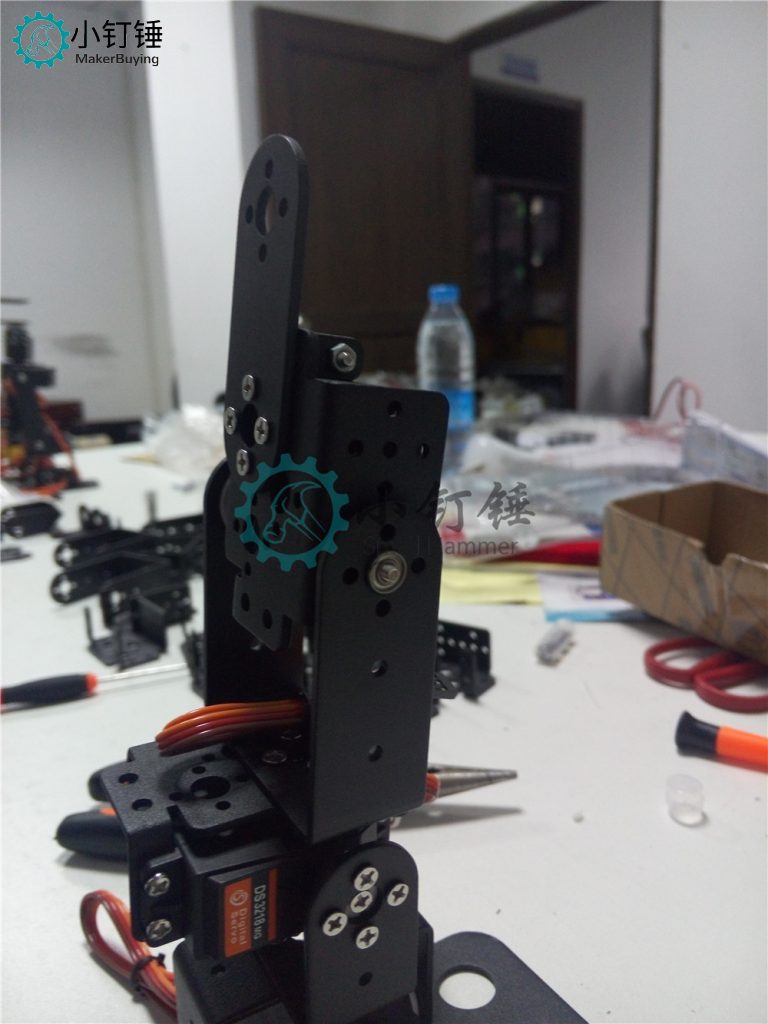 SNAM3100 8自由度 人形机器人不带舵机安装教程
