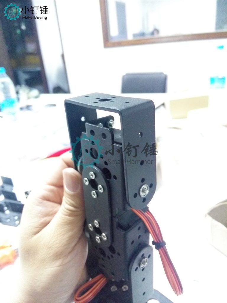 SNAM3100 8自由度 人形机器人不带舵机安装教程