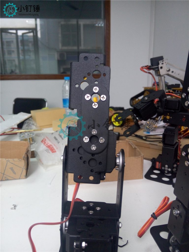 SNAM3100 8自由度 人形机器人不带舵机安装教程