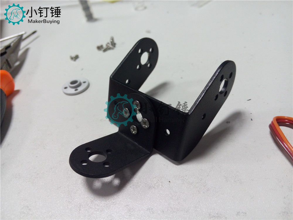 SNAM3100 8自由度 人形机器人不带舵机安装教程
