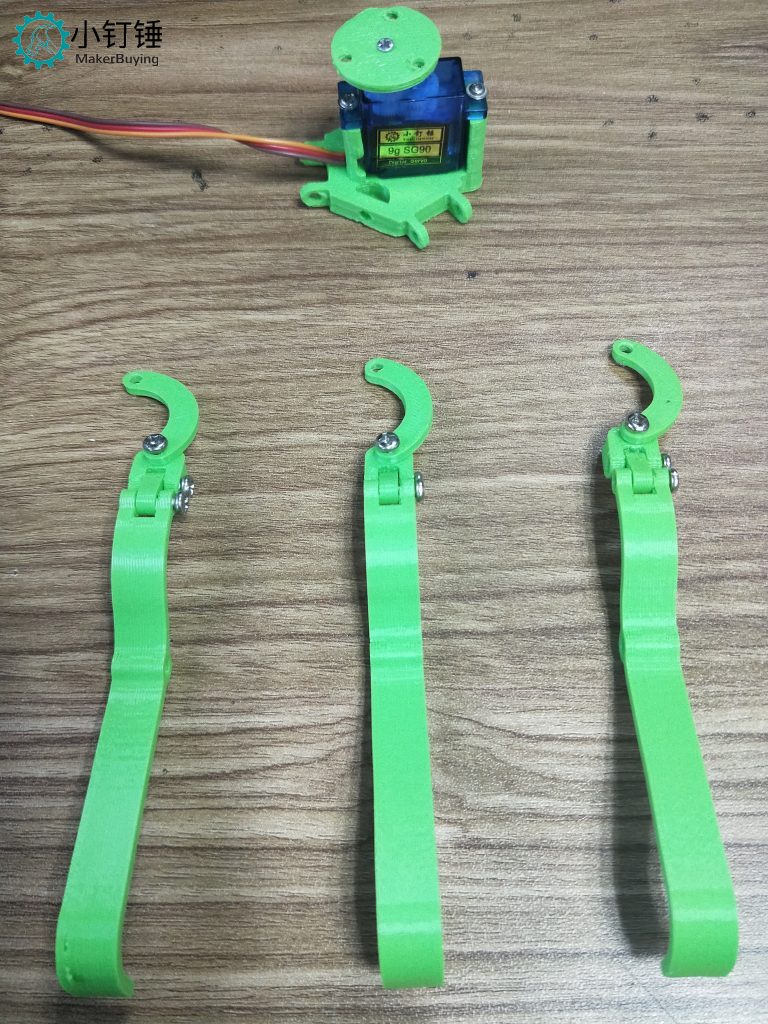 3D4  3D打印三指爪带舵机