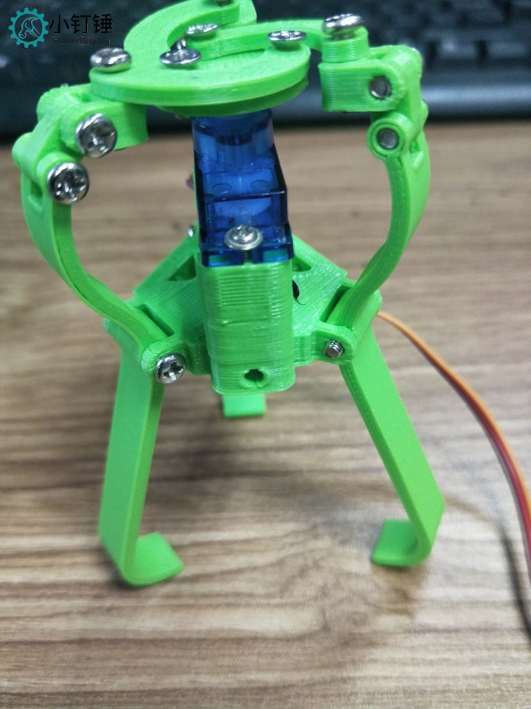 3D4  3D打印三指爪带舵机