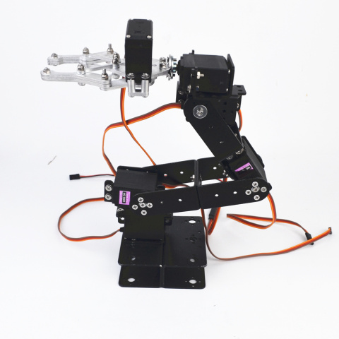 SNAM6500 六自由度机械臂arduino套装电位器旋钮控制mg996舵机
