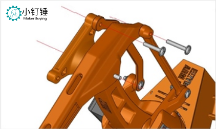 3D打印四自由度机械臂组装教程 SNAM6600
