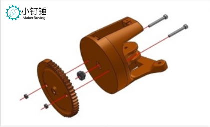 3D打印四自由度机械臂组装教程 SNAM6600