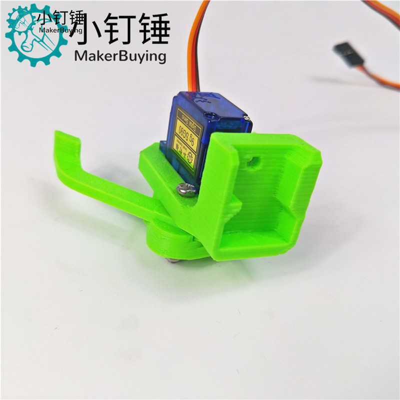 SNM2800 绿色小夹子新品机械爪机器人 sg90舵机