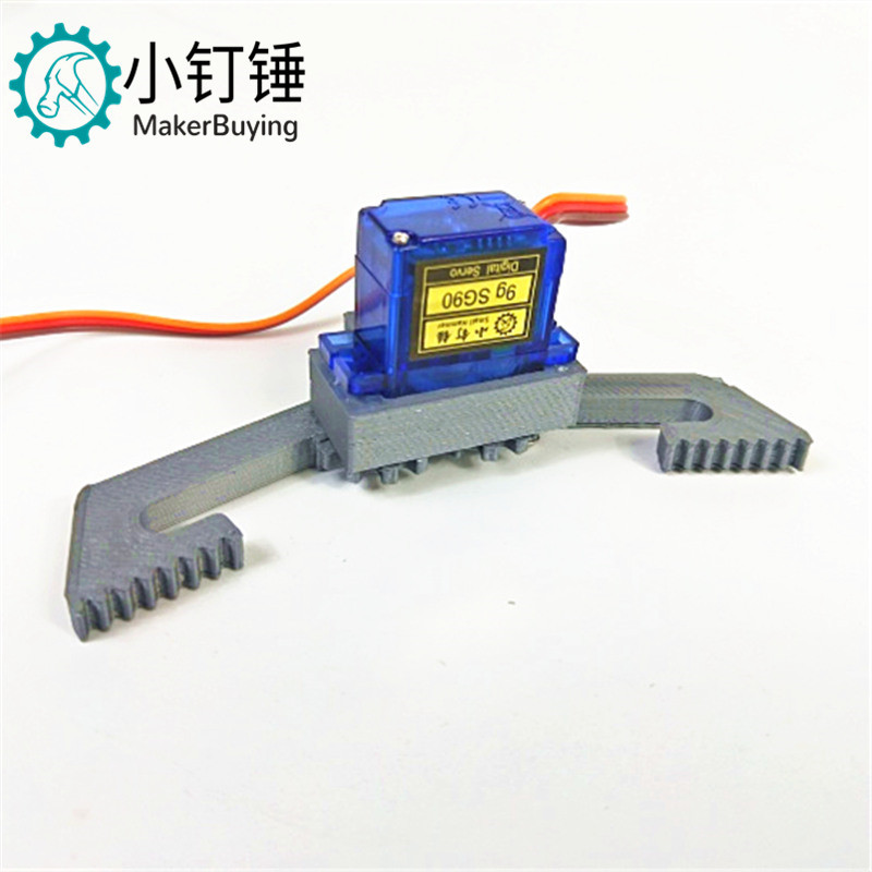 SNM2700  灰色小夹子升级版DIY创客拼装 sg90舵机