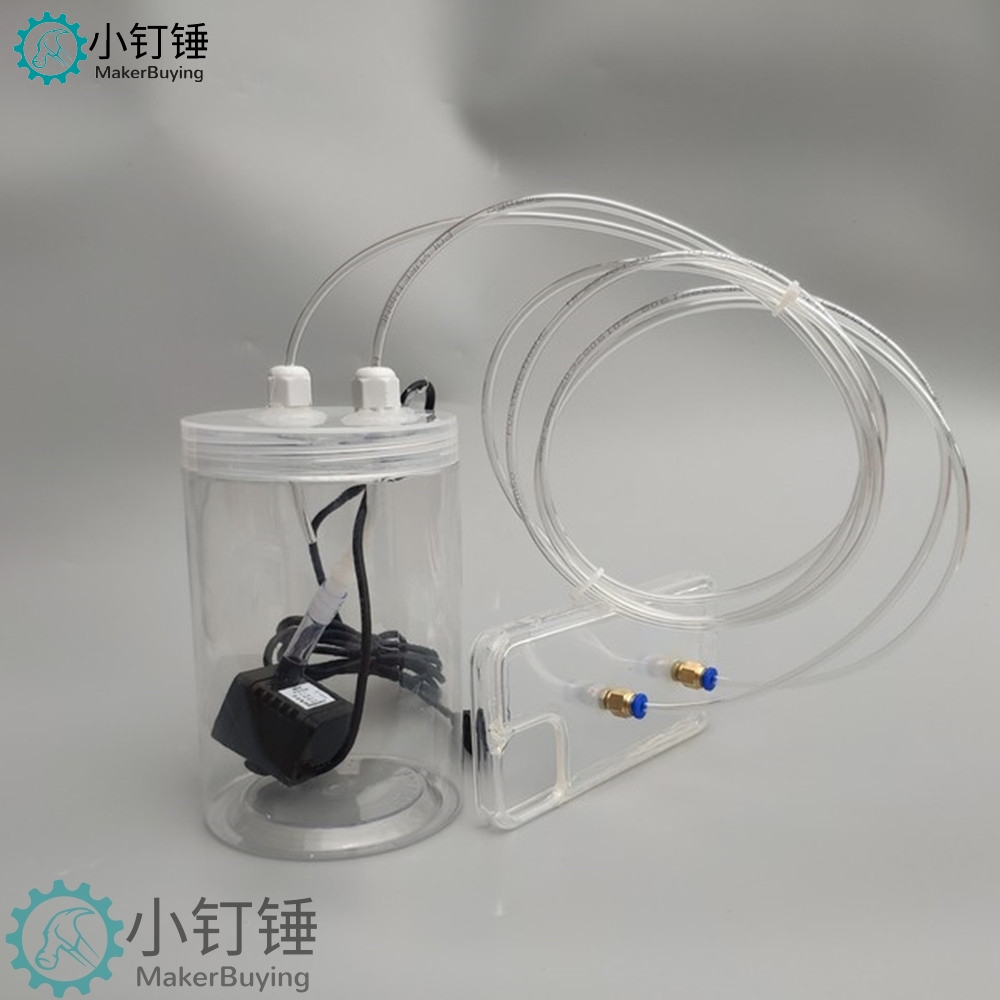 DIY手机设备水冷循环水箱+手机壳 水冷式液冷 水桶水泵USB手机散热器XDC13