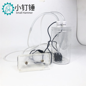 DIY手机设备水冷循环水箱+手机壳 水冷式液冷 水桶水泵USB手机散热器