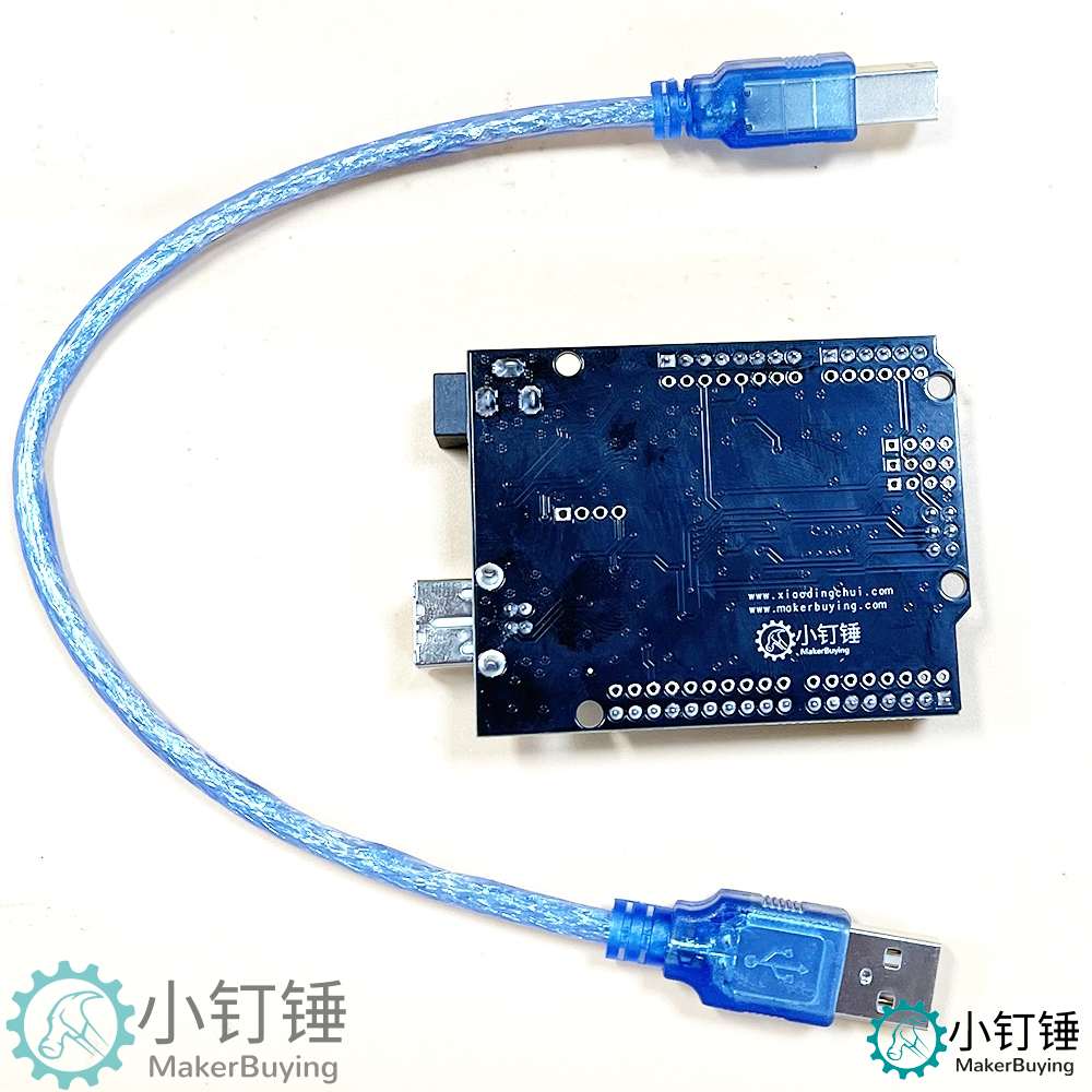 0008 小钉锤UNO开发板黑色带线SNAX2   开发板编程板R3 米思齐 智能小车DIY控制板