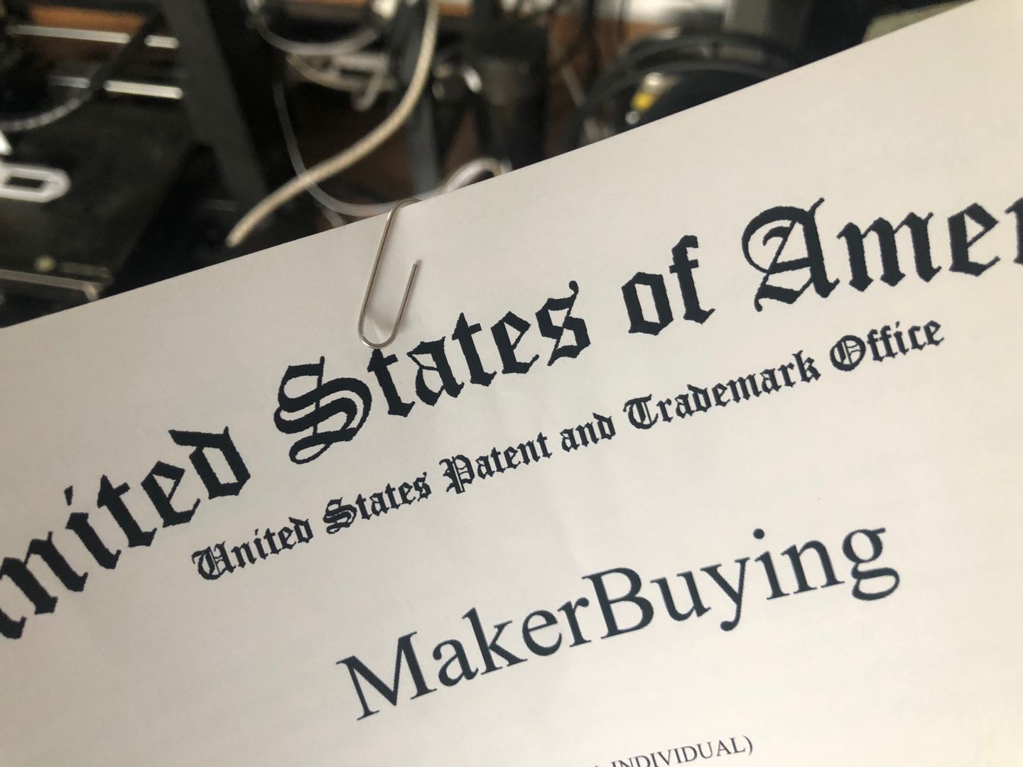 MakerBuying商标在美国成功注册