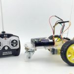SNP86:拼装四通道遥控机器人小车DIY套件 电子积木 模型