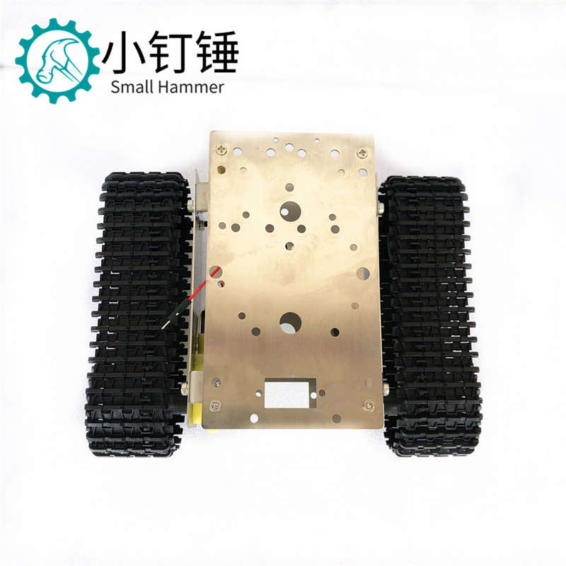 不锈钢双层超经济坦克底盘智能小车履带机器人for arduino创客DIY