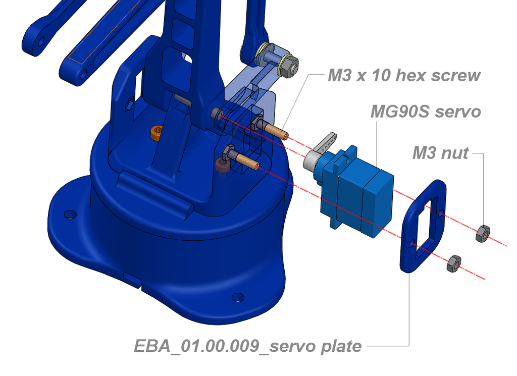 SNAM7400 3D打印EZ银色机械臂安装教程