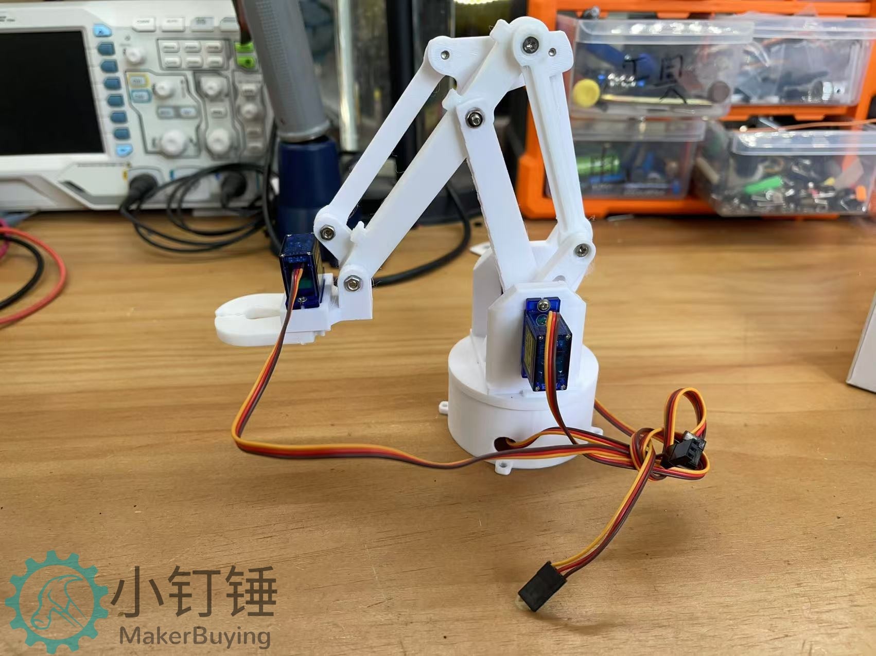 SNAM7500 3D打印白色机械臂安装教程v0.1