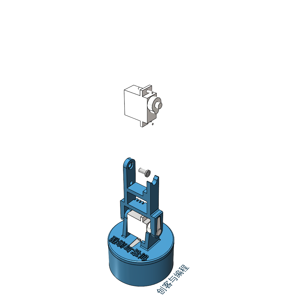 SNAM9200 2023四自由度机械臂3D打印白色  教程