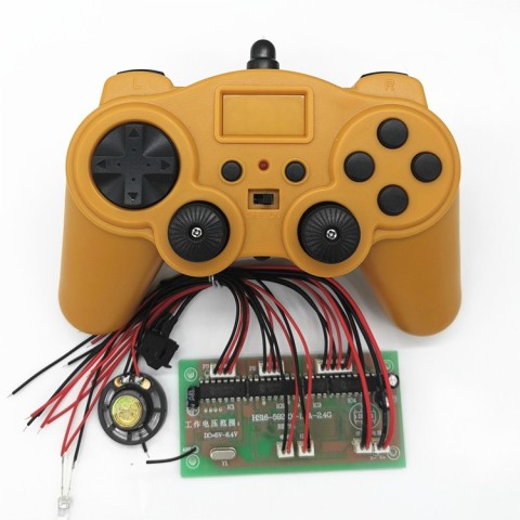 SNRM110 16通道2.4G遥控接收器 科学DIY玩具车机器人挖掘机8.4V小功率套件 XDC65 XDC66