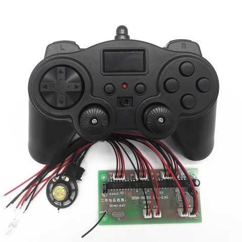 SNRM110 16通道2.4G遥控接收器 科学DIY玩具车机器人挖掘机8.4V小功率套件