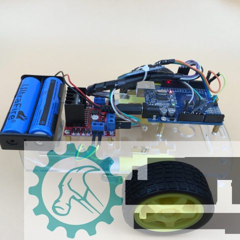 arduino+l298n+HC-06蓝牙遥控小车 安卓手机客户端 创客SNAR1