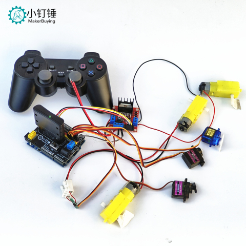 12通道舵机电机PS2遥控控制套装 for arduino 机械臂控制开源 SNAR74