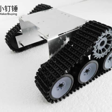 ROT-4 履带 越野车 瓦力机器人底盘 坦克 小车平台 SN5600