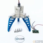 三指柔性夹爪 仿生柔性机械爪电动机械爪3D打印仿生柔性机械手SNM3900