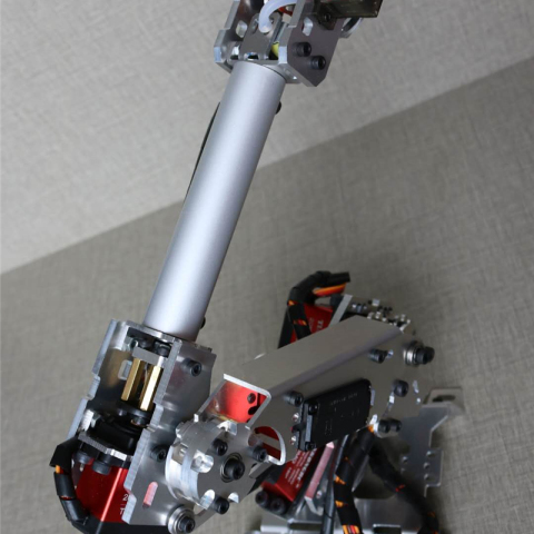 SNAM6900 机械手臂金属铝合金工业机器人模型六轴机器人 for arduino带舵机