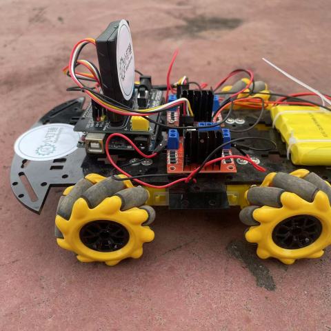 米思齐Mixly麦克纳姆轮全向轮PS2遥控小车机器人套件创客for arduino SNAR82