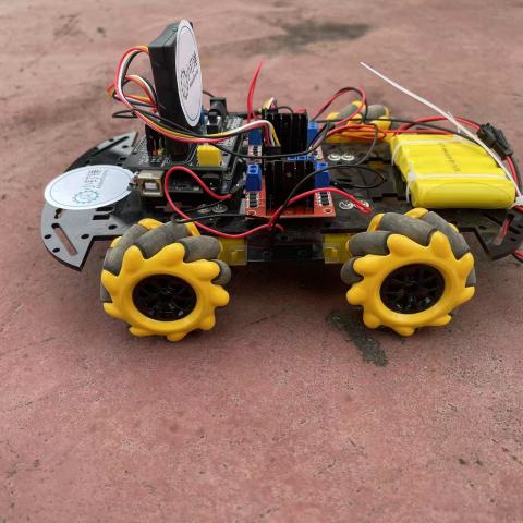 米思齐Mixly麦克纳姆轮全向轮PS2遥控小车机器人套件创客for arduino SNAR82